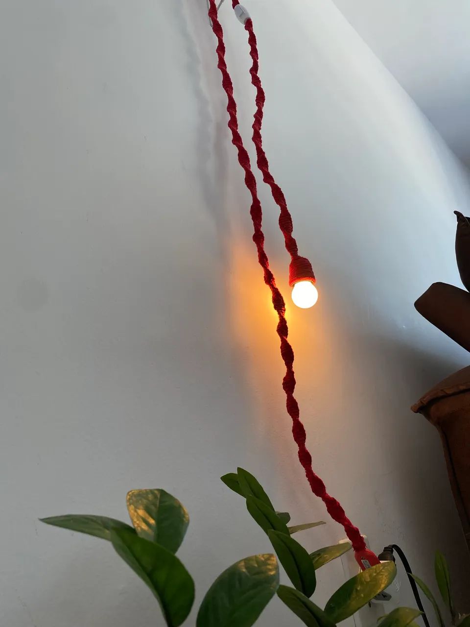 Luminária em macramê  - Foto 2