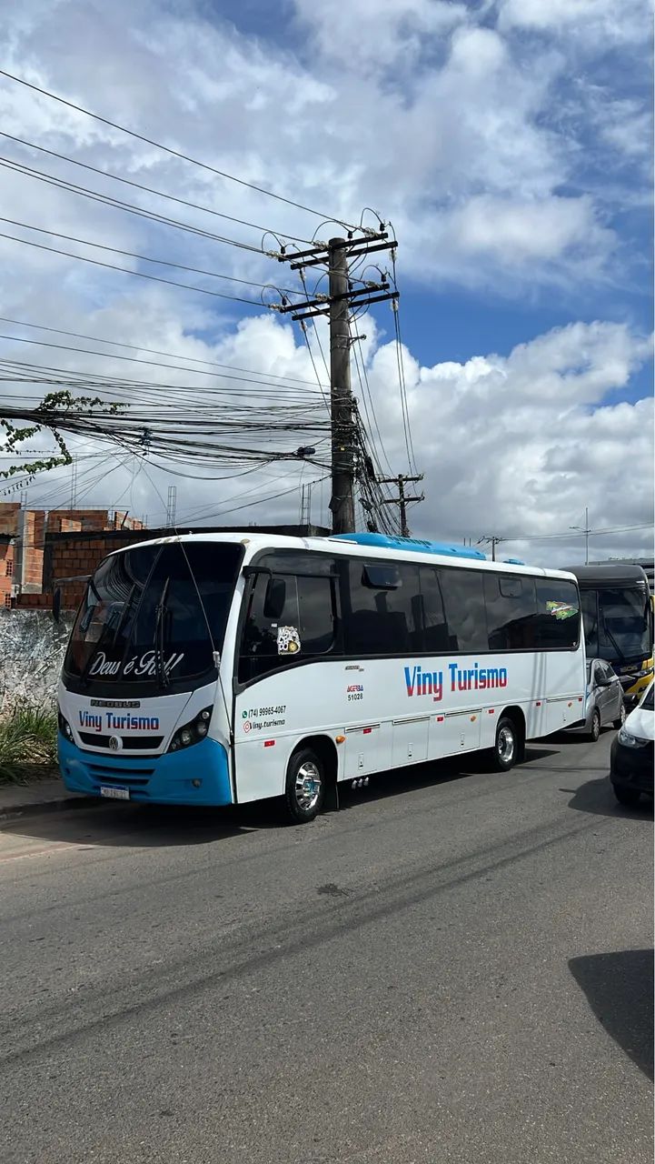 Micro ônibus com ar condicionado ano 2010 Neubus Thunder plus  - Foto 3