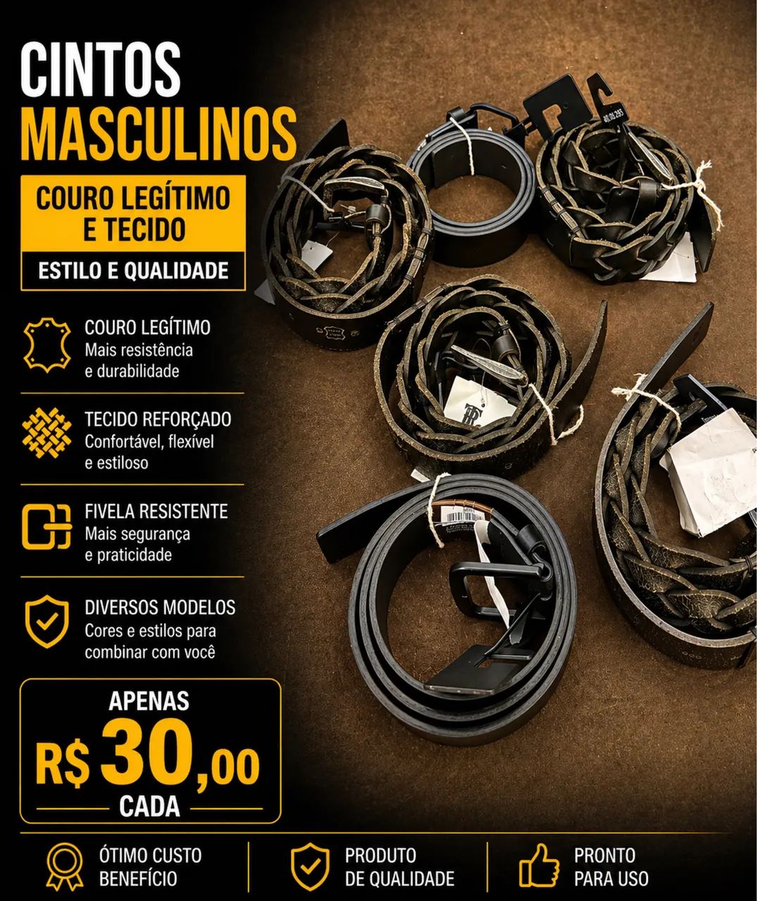 Cintos Variados 