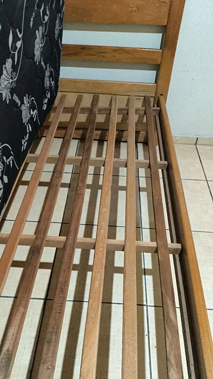Cama solteiro madeira maciça  - Foto 2