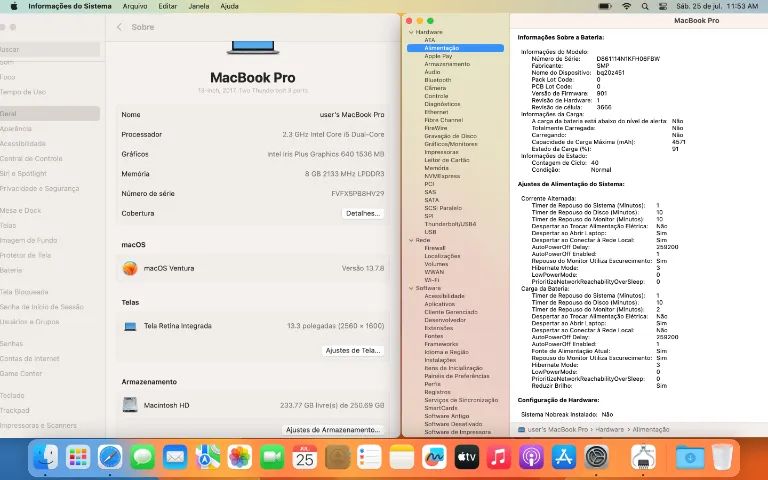 MacBook Pro 13" 2017 256GB 8GB Extremamente conservado - Foto 2