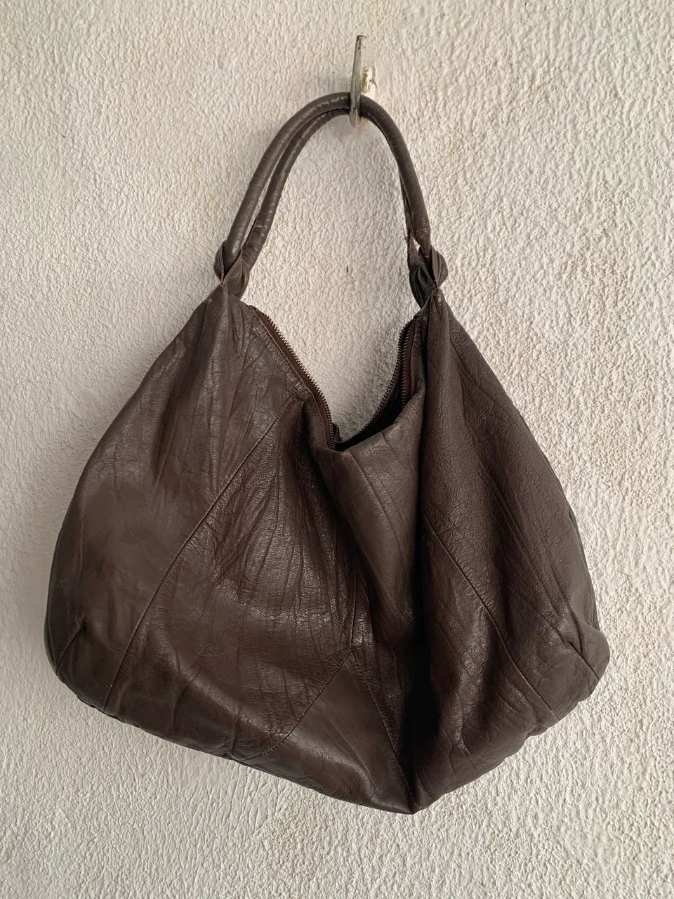 Bolsa em couro legítimo linda - Foto 2