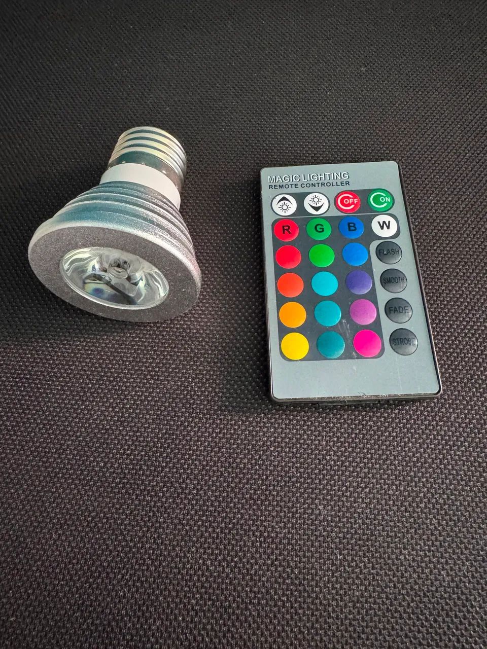 Lâmpada RGB.