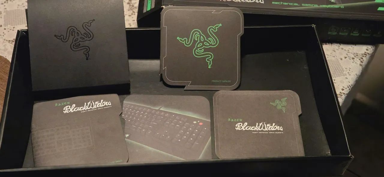 kit Razer teclado e fone