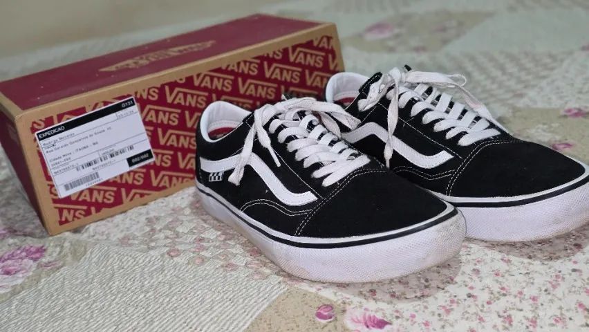 Vans Old Skool Black White - Original (Tam. 45) - Foto 2