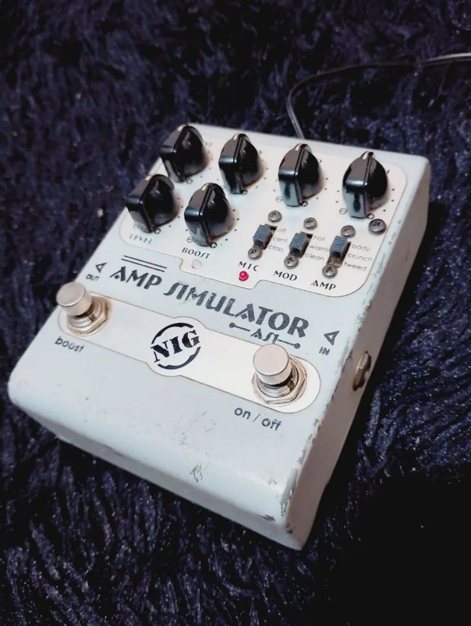 Pedal Nig Amp Simulator ótimo estado 