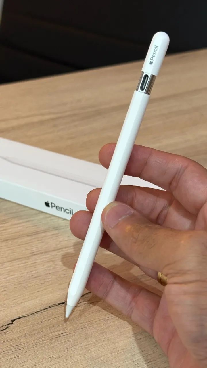 Apple Pencil USB-C - Loja física! Com 3 meses de garantia! Até 18x