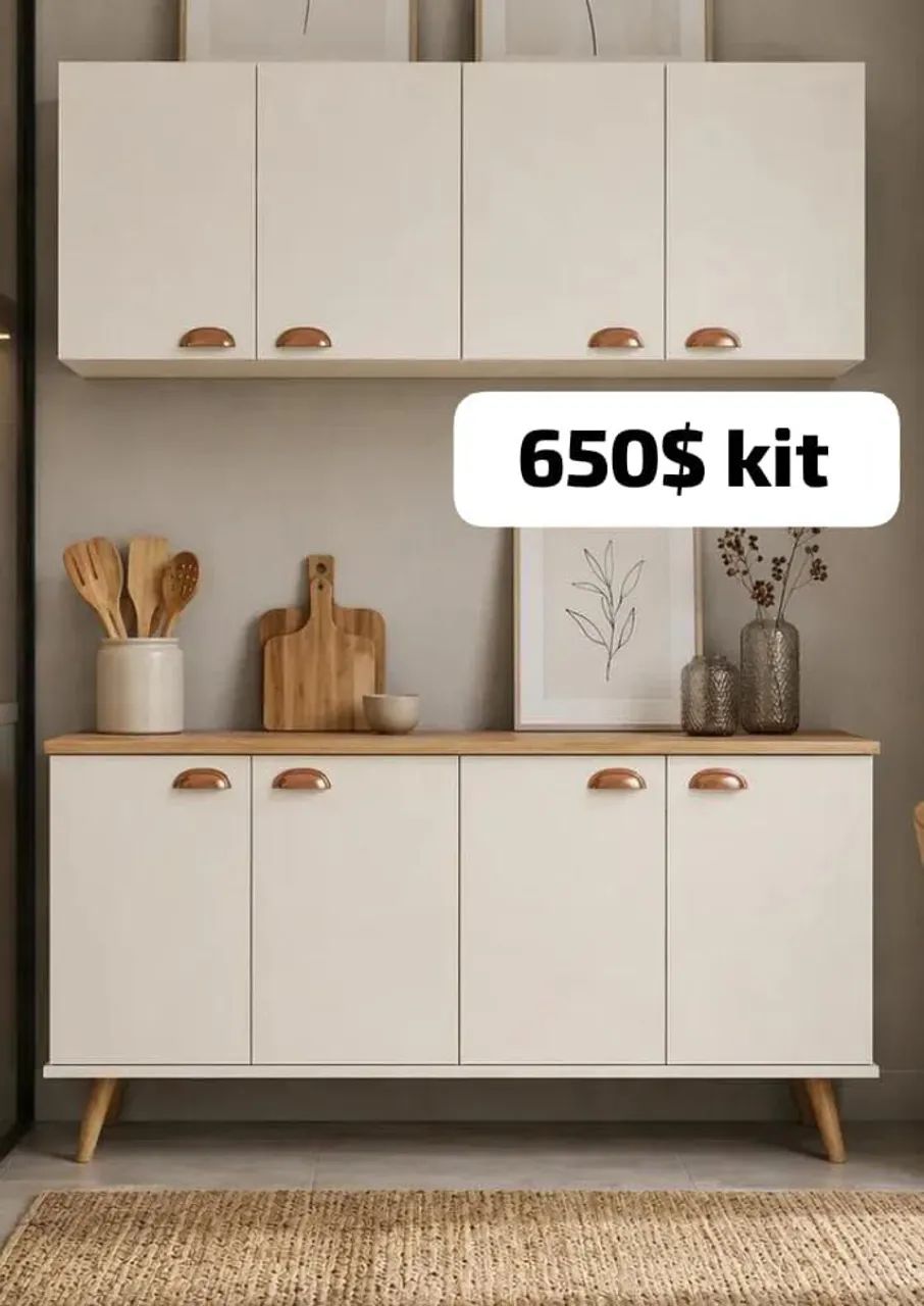 Kit armário aéreo e balcão 