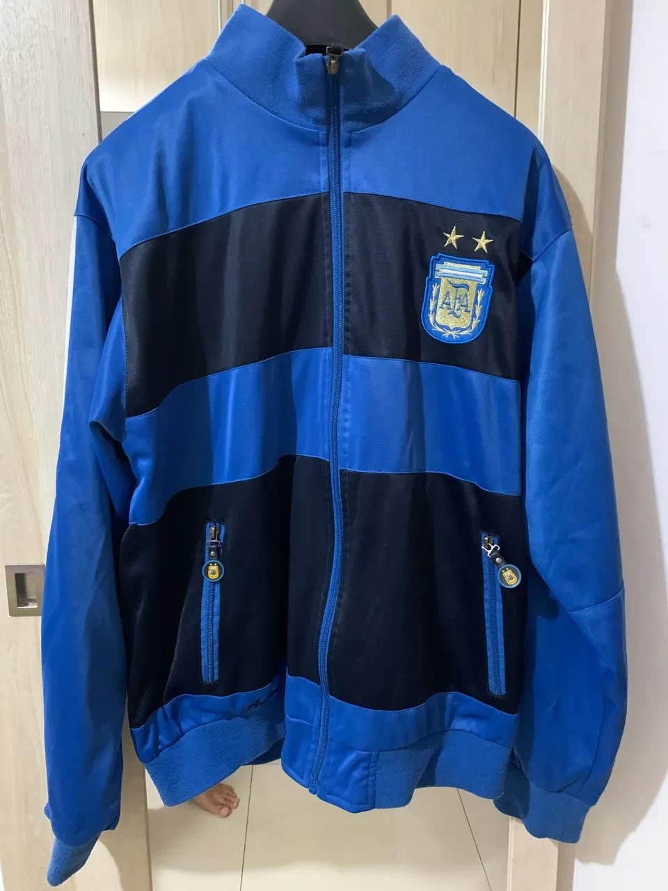 Blusa Moleton seleção argentina azul g