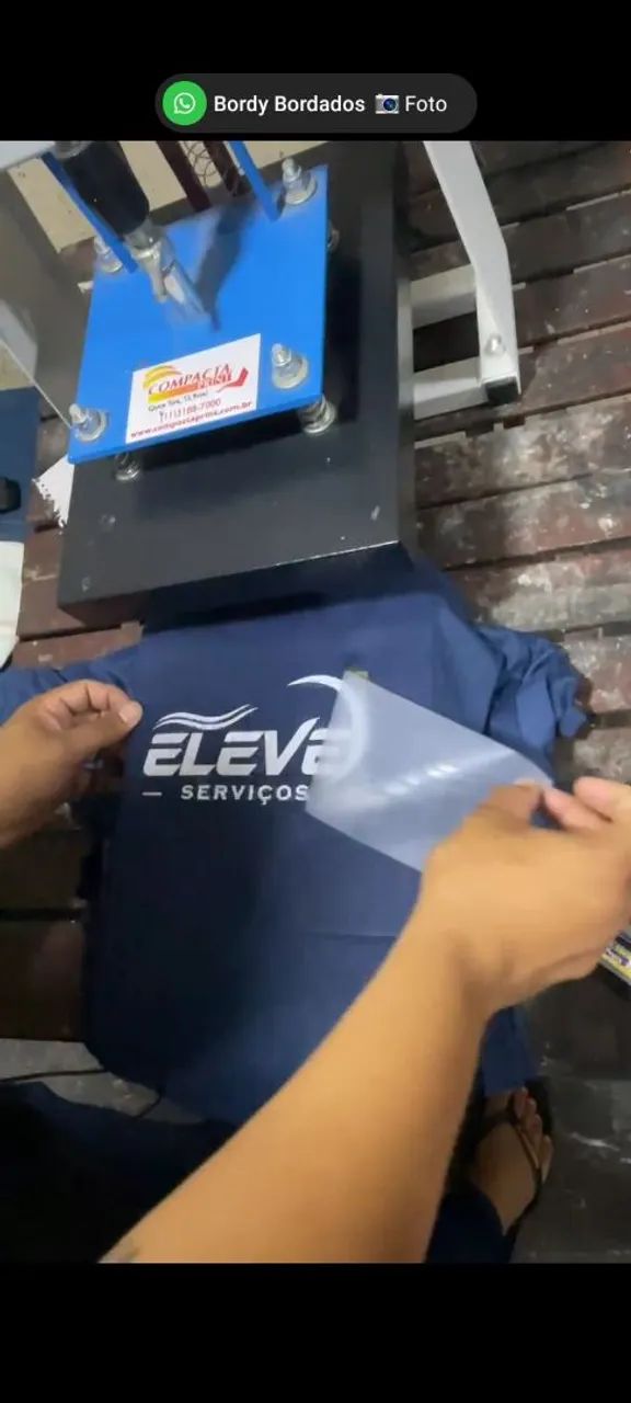 Prensa para camisas sublimação com impressora sublimatica  - Foto 5