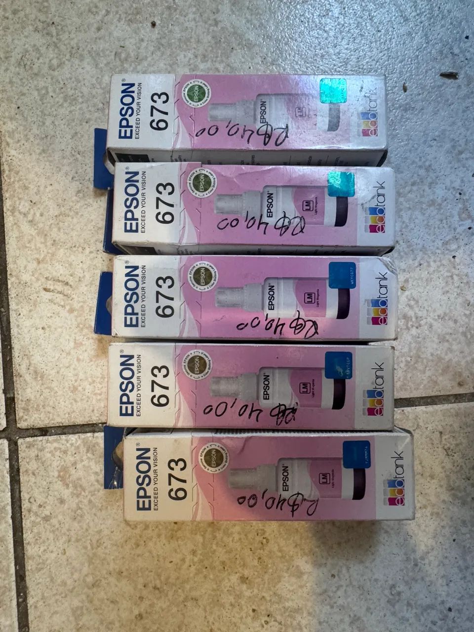 Tintas Epson magenta 