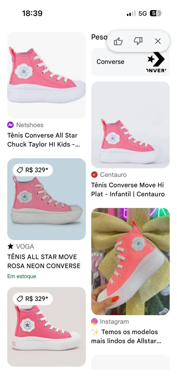 Tênis all star move plataforma n 30 - Foto 2