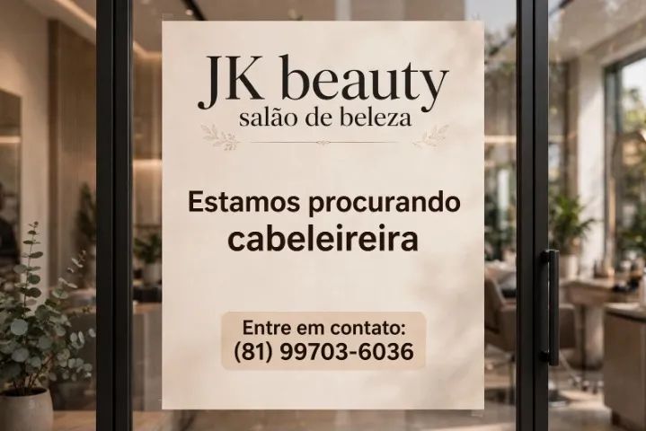 Procuramos Cabeleireira 
