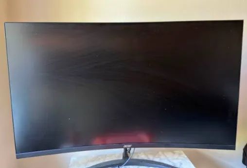 Monitor 32 Gamer Acer ED320QR 165hz 1ms, 31 polegadas - Foto 2