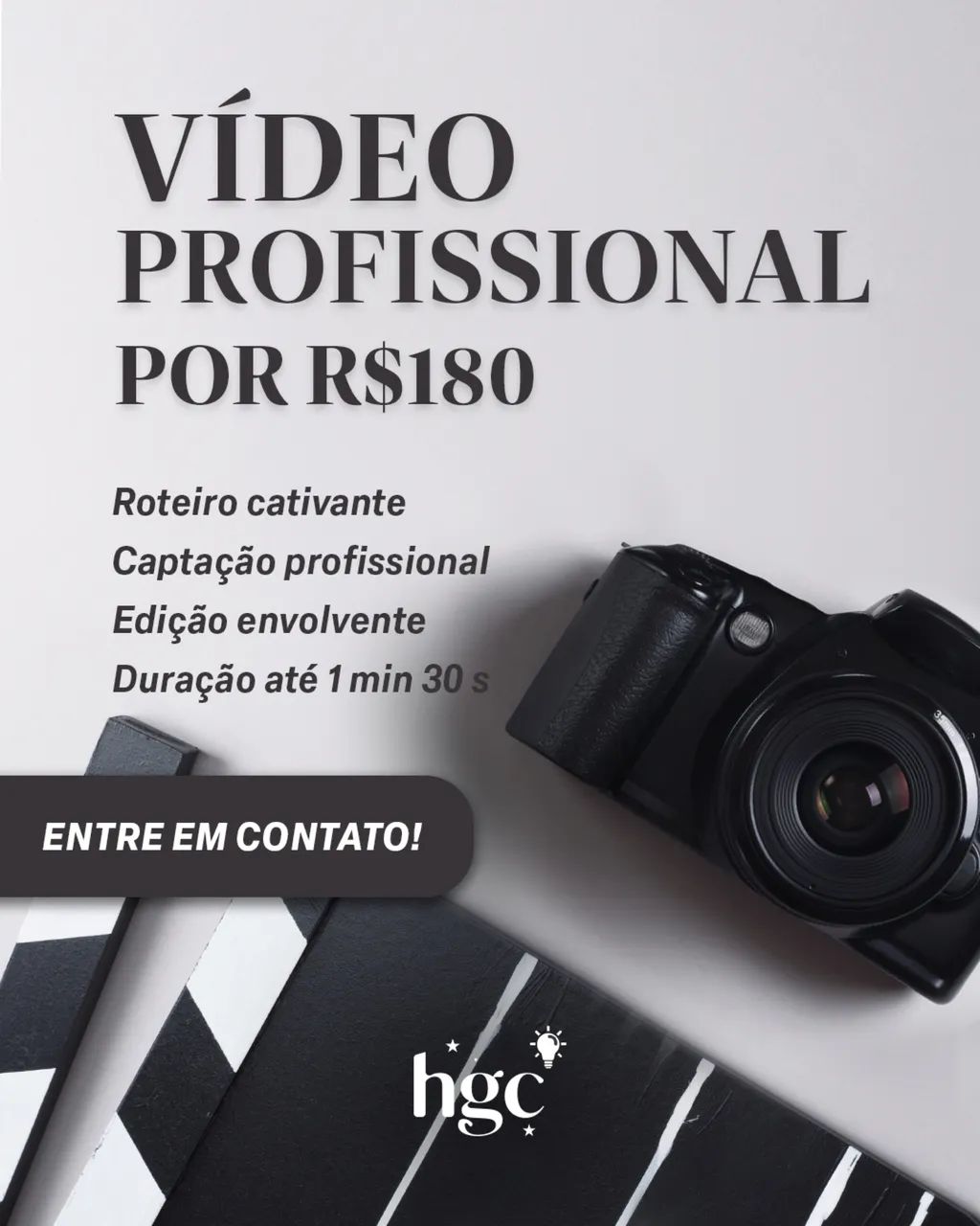 Vídeo profissional para seu negócio