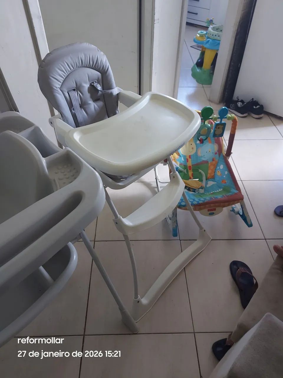 Banheira infantil,cadeira e mais para bebê.