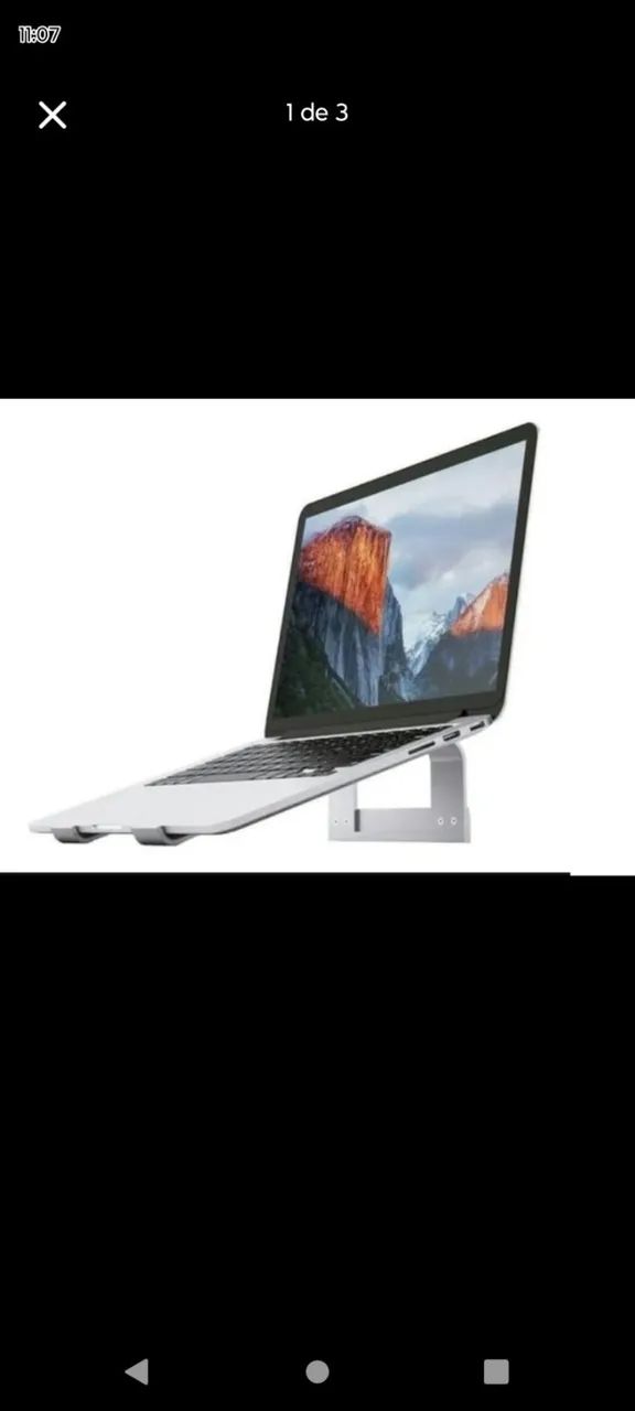 SUPORTE DE ALUMÍNIO PARA NOTEBOOK E TABLE