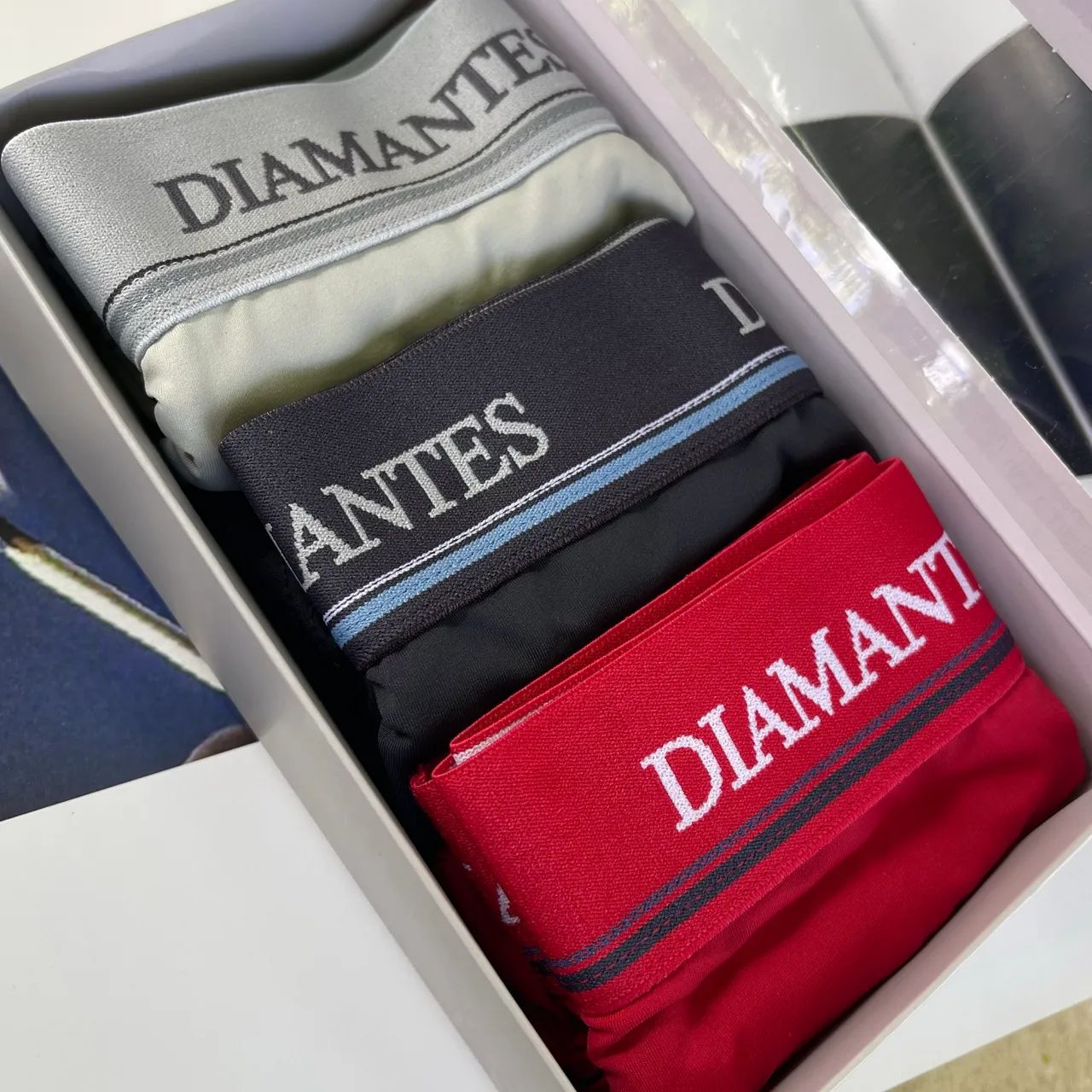Kit 3 unidades cuecas Originais Diamantes | Revenda autorizada | Pronta entrega  - Foto 3