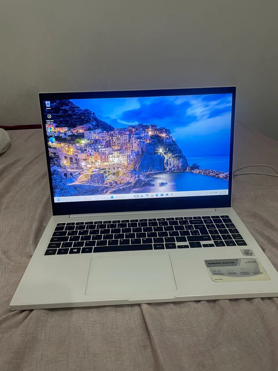 notebook samsung i3 branco  - Foto 2