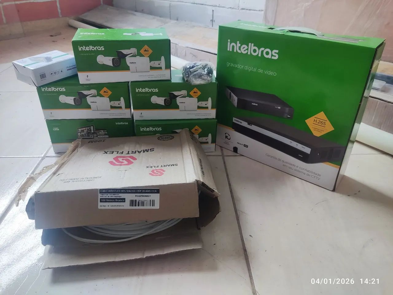 KIT de câmeras Intelbras