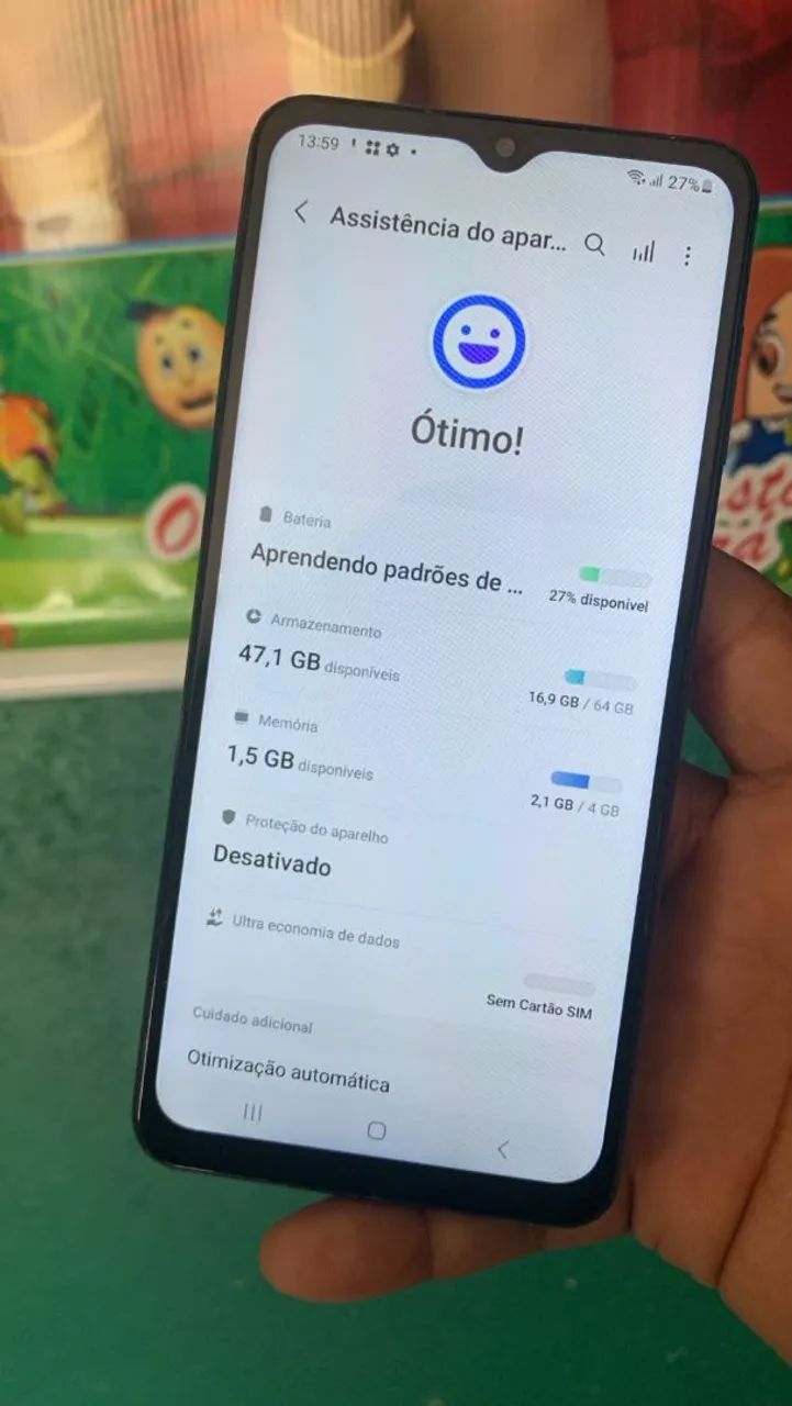 Vendo celular M12 64GB tudo funcionando perfeitamente $270 - Foto 5