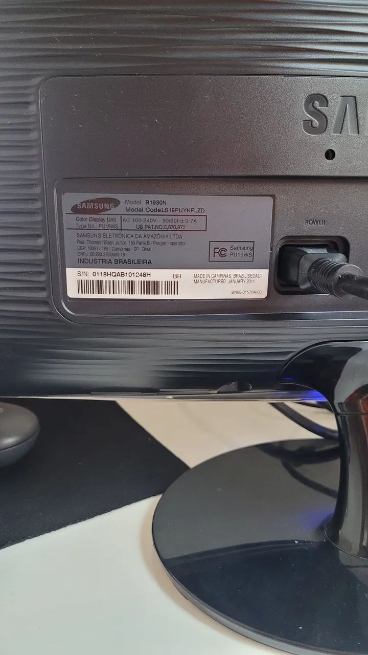 Monitor Samsung SyncMaster B1930N 18,5 pol - Foto 2