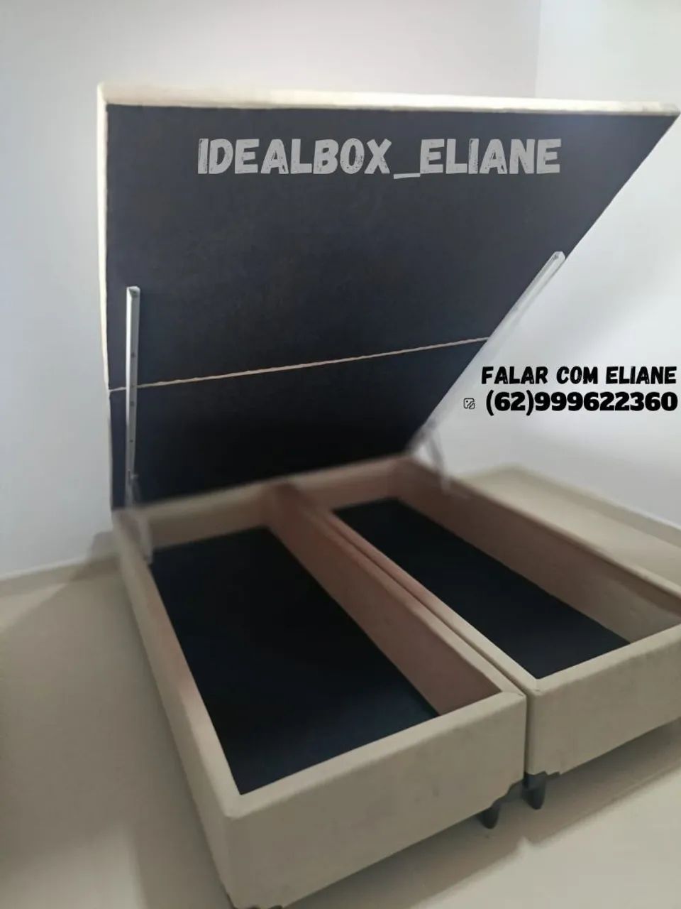 Base box baú Queen size - em até 10x no cartão  - Foto 4