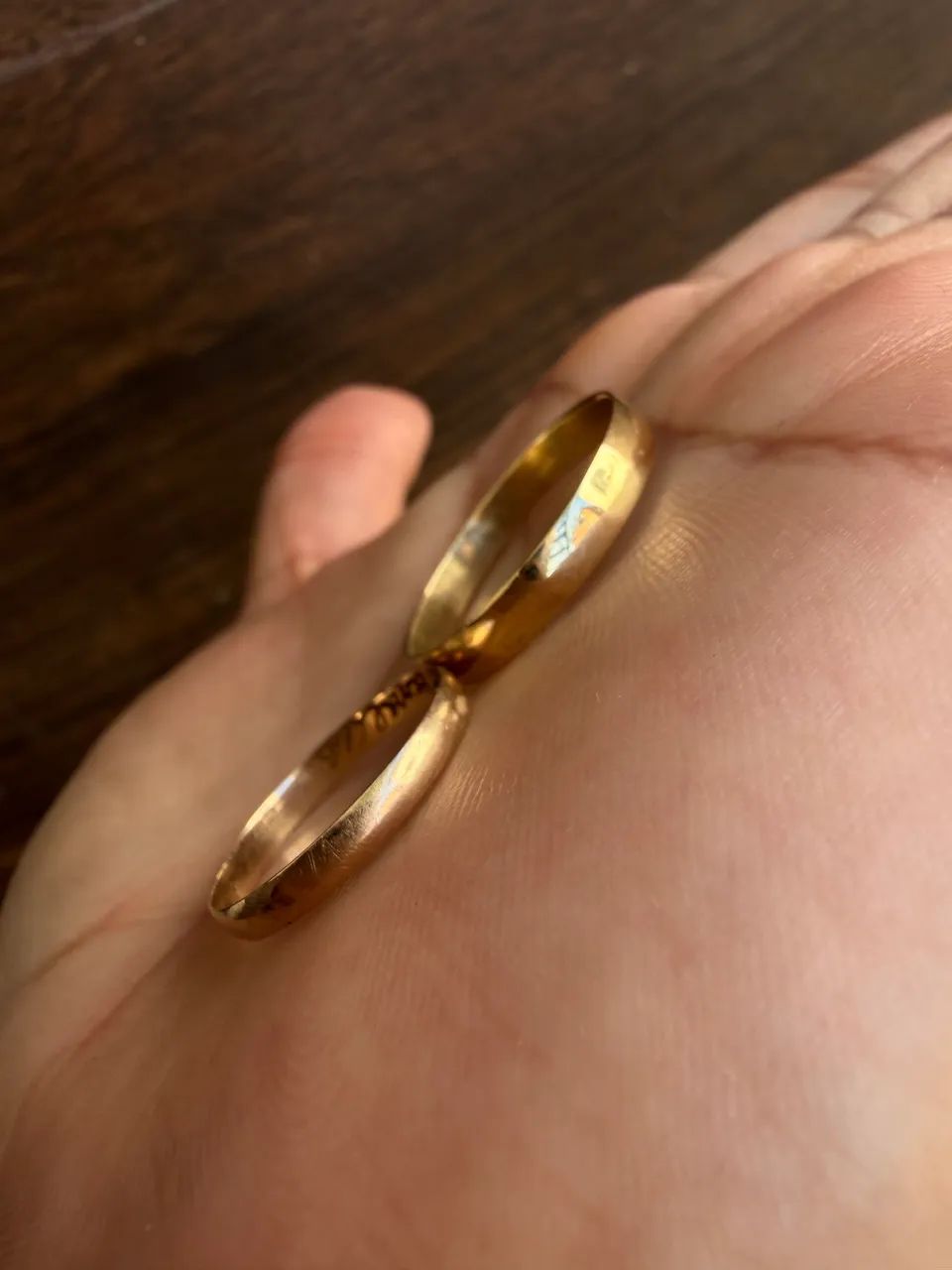 Par de aliança de ouro  - Foto 3