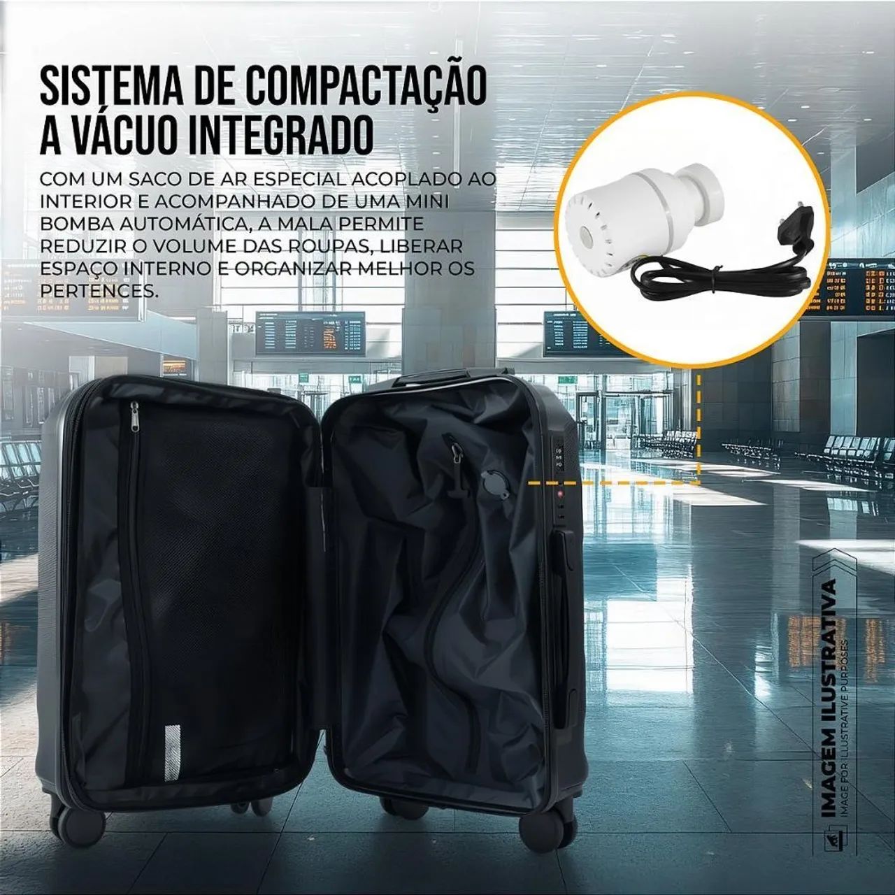 Mala de Bordo Survivor Gshield - Preta  - Foto 4