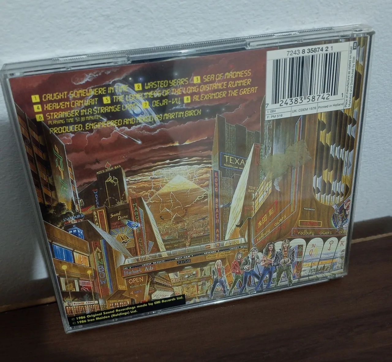 Cd Iron Maiden - Somewhere in Time - Duplo - importado - Raro. - Foto 2