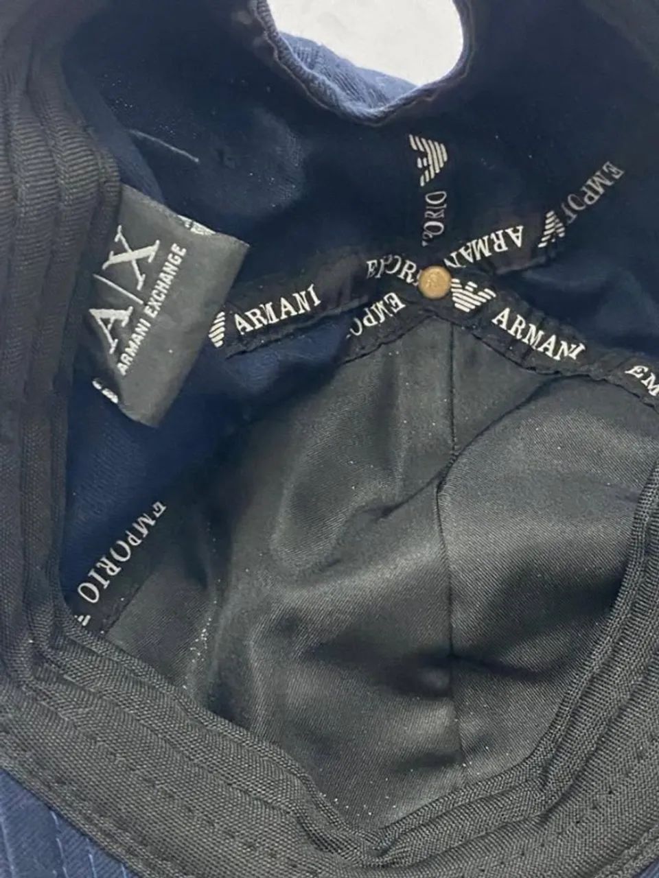 Boné Armani Exchange Azul Marinho | Excelente Estado - Foto 3