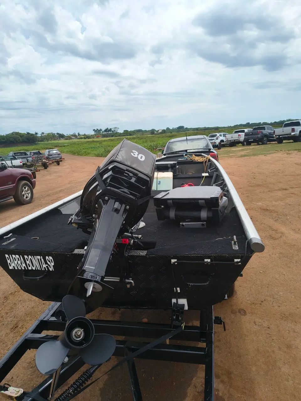 Barco de pesca de alumínio  - Foto 4