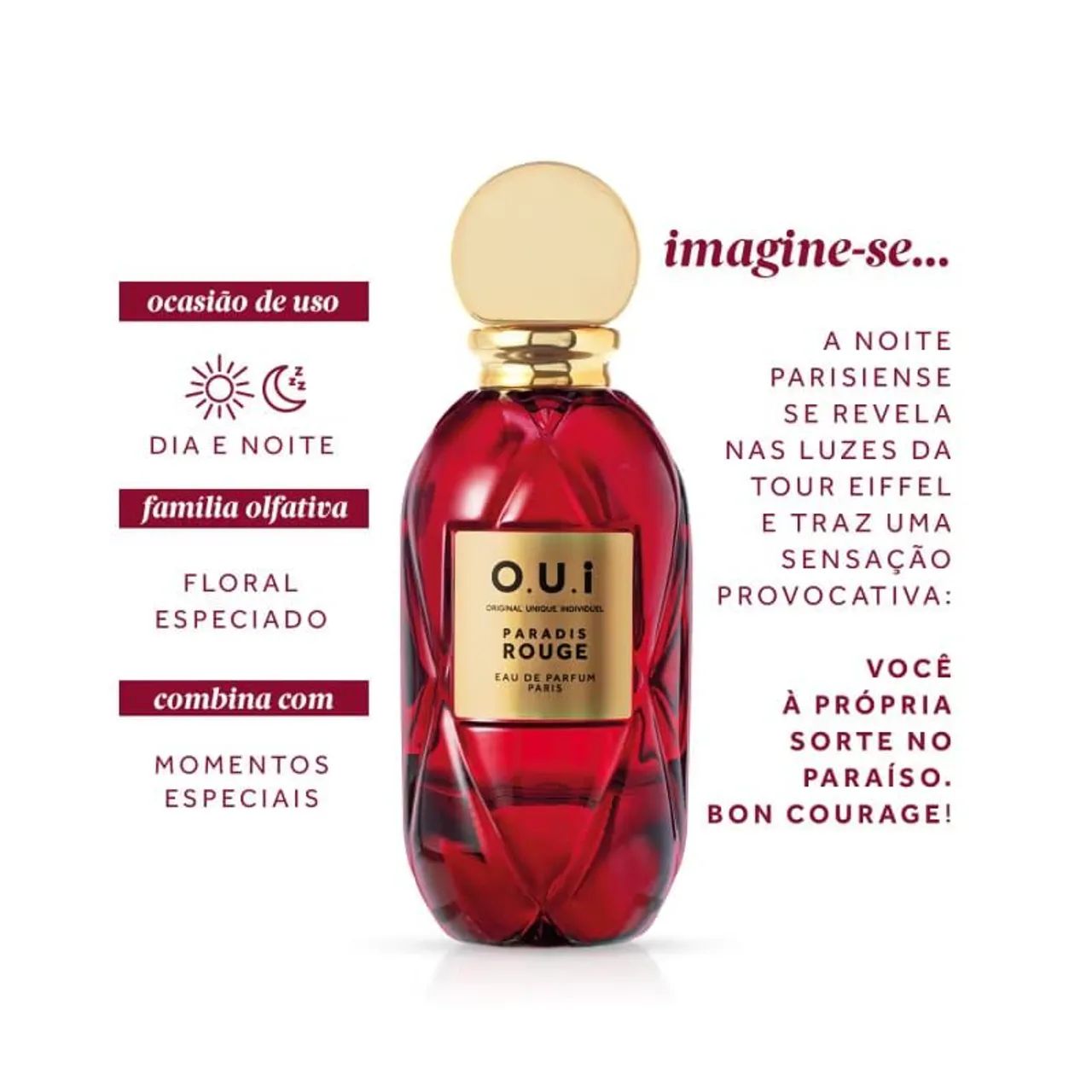 O.U.i Paradis Rouge Eau de Parfum 30ml - Foto 2