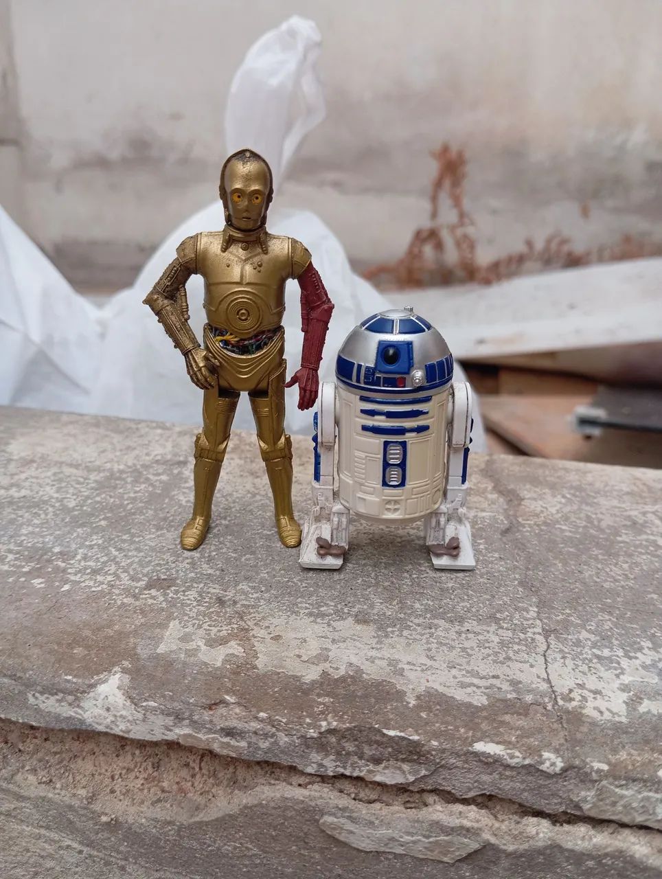 Star wars C3po e R2 3.75 action figure boneco, figura  - Foto 2