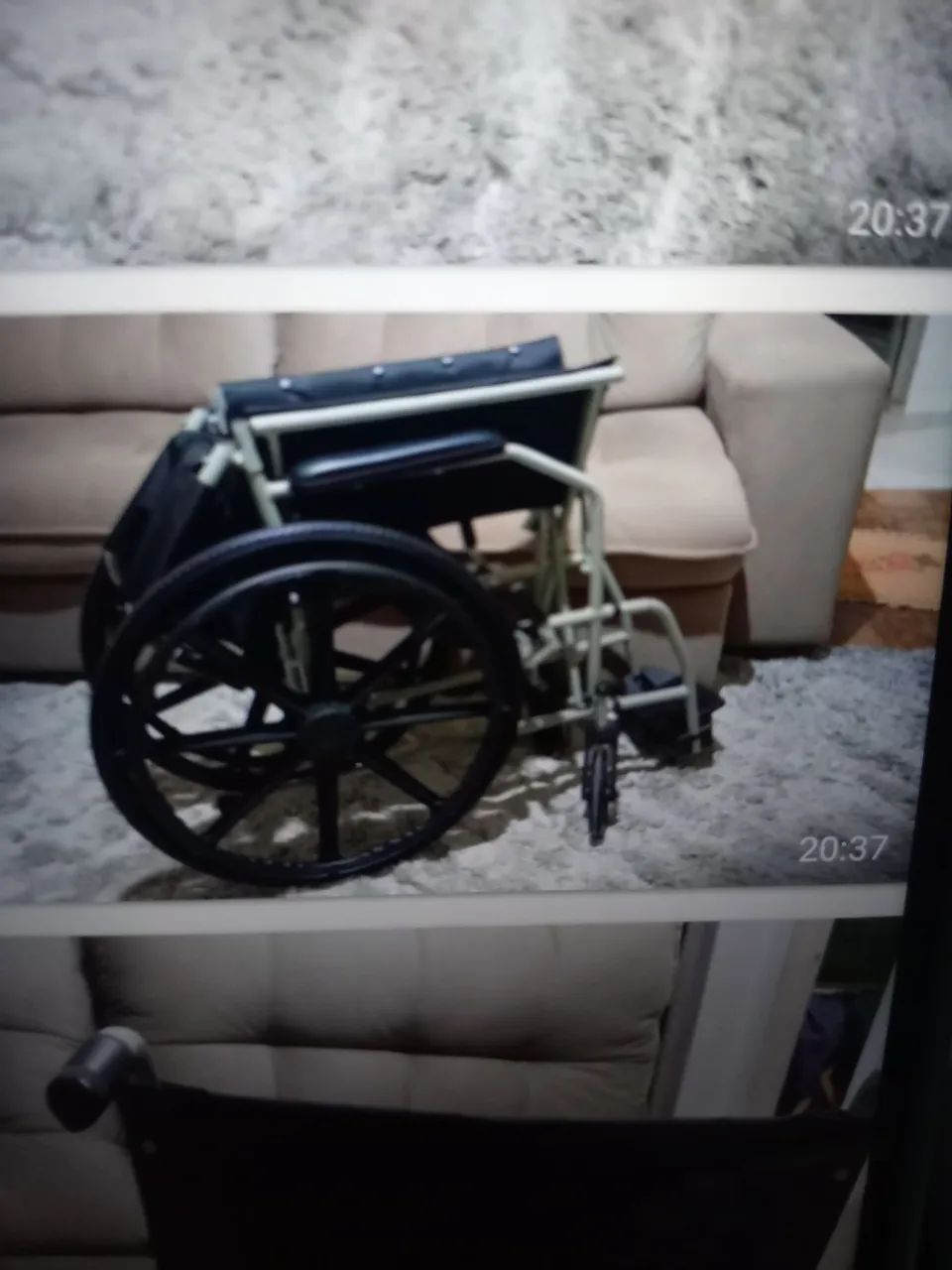 Vendo cadeira de roda nova! - Foto 3