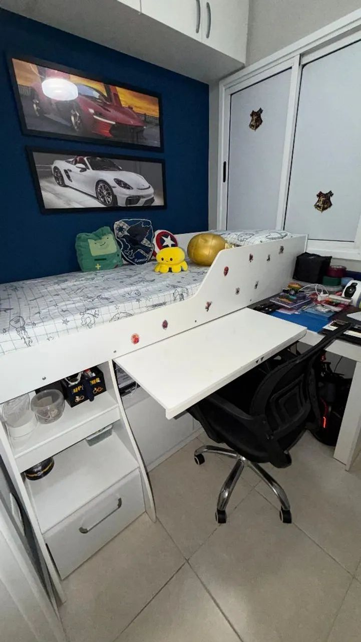 Cama infantil com escrivaninha integrada - Foto 3