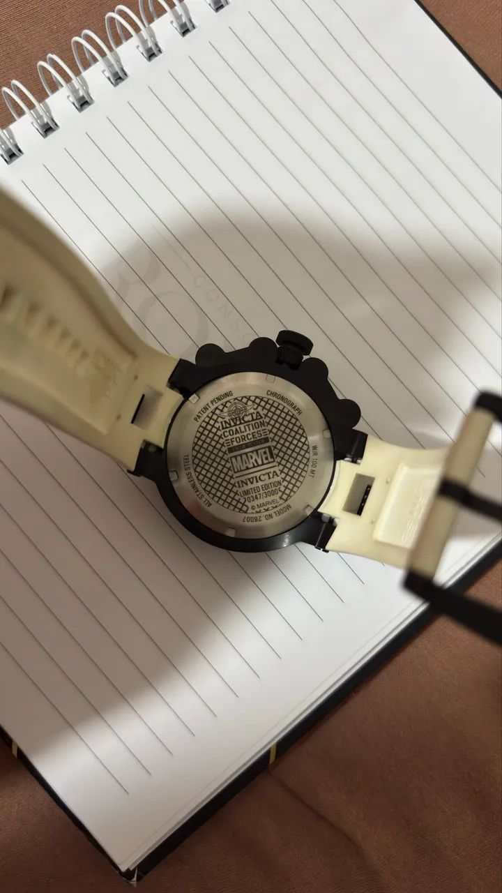Vendo relógio Invicta Black Skull edição limitada da coleção Marvel - Foto 3