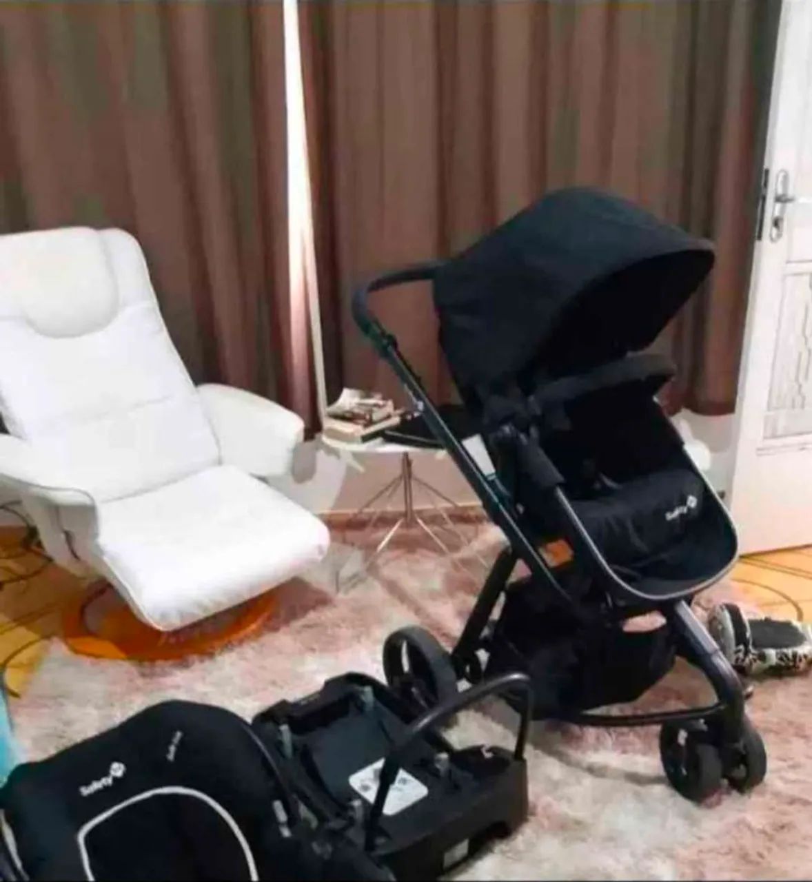 Carrinho de bebê safety mobi Moisés e bebê conforto entrego e aceito cartão 12xvezes  - Foto 3