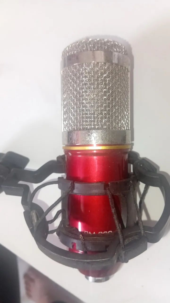 Microfone condensador bm800 com aranha - Foto 2