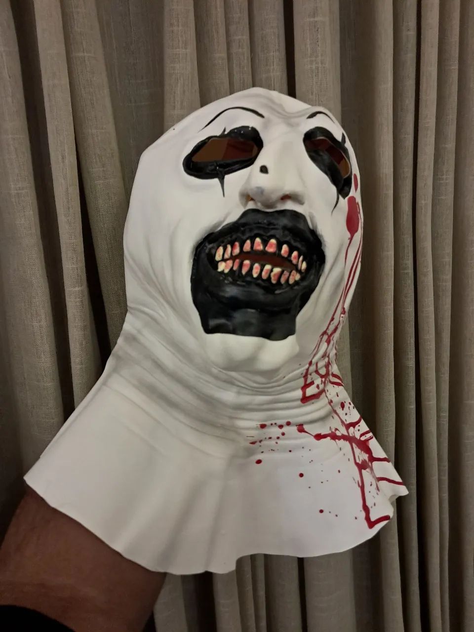 Máscara Halloween Palhaço Terrifier - Foto 2