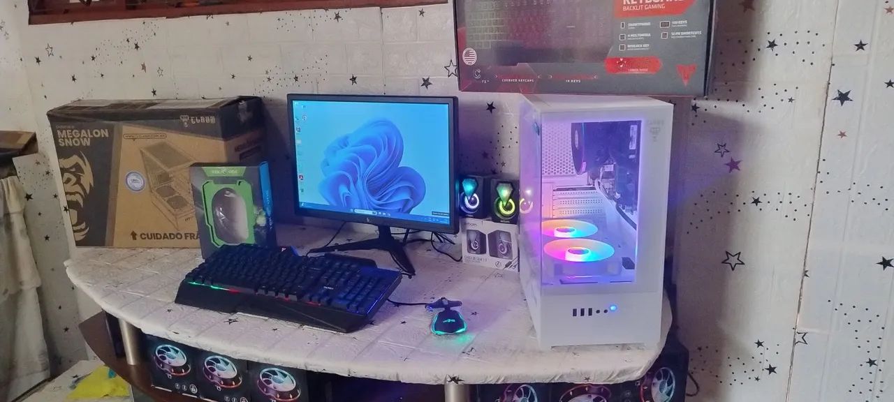 Computador i5 - NOVO - SSD 240GB, Tela 19 polegadas, 16gb memória ram, caixas de som,  - Foto 2