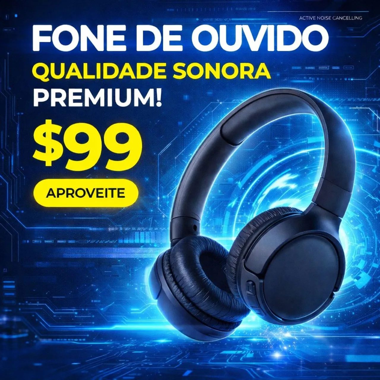 Fone de ouvido bluetooth65126769016706120