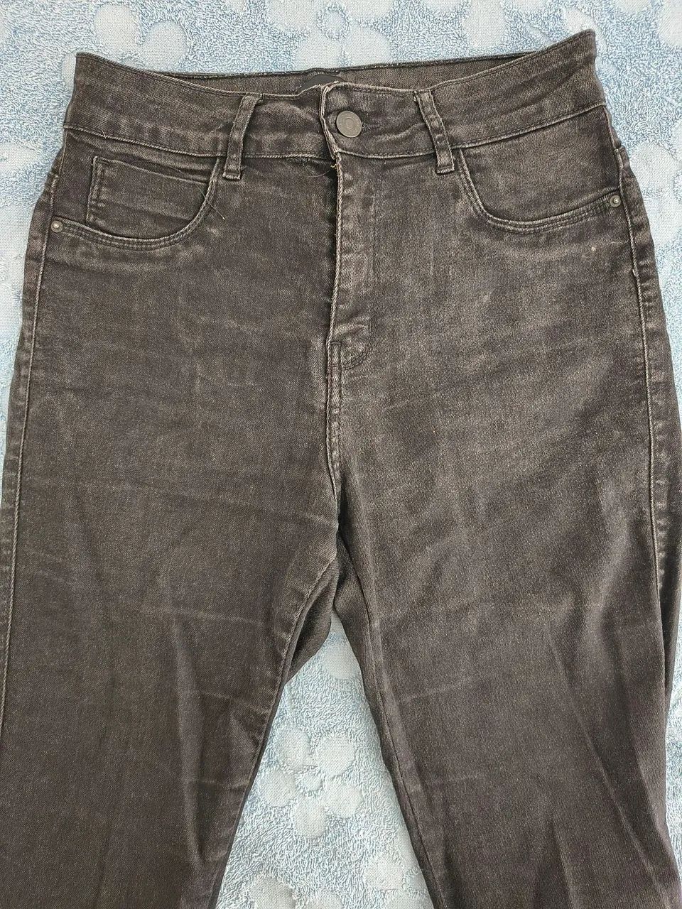 Calça Jeans com Lycra Lavagem Preta - Foto 2
