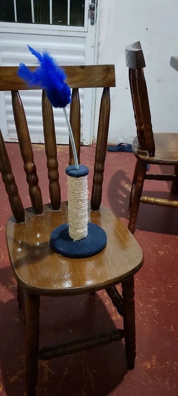 Brinquedo e arranhador de gato