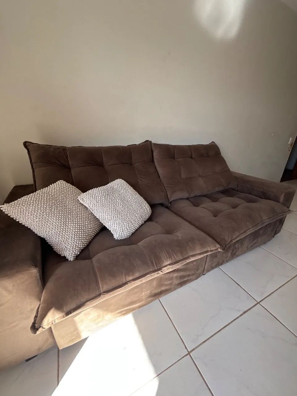 SOFÁ RETRÁTIL E RECLINÁVEL 2,50M - Foto 3