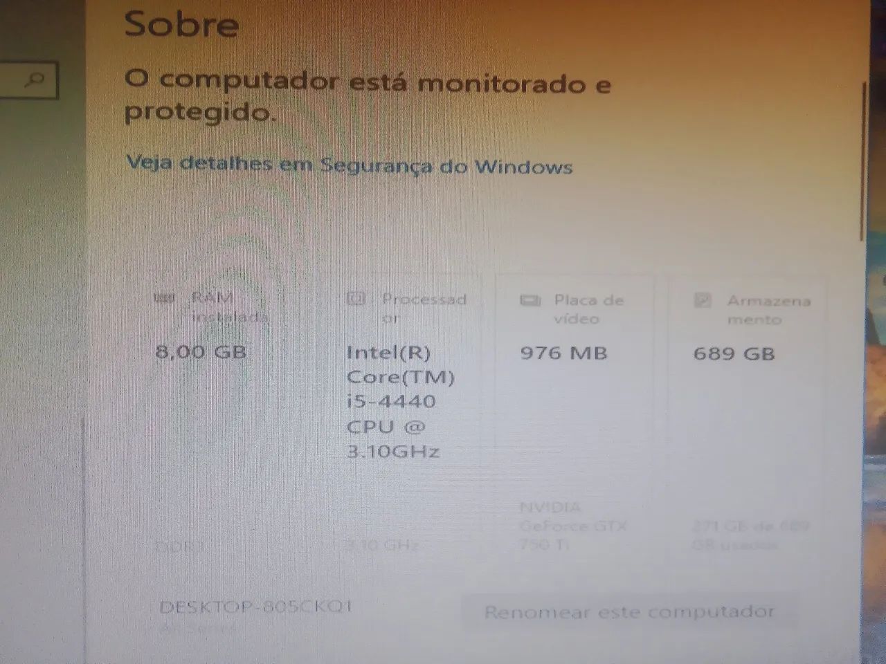 Computador de Mesa completo  - Foto 2