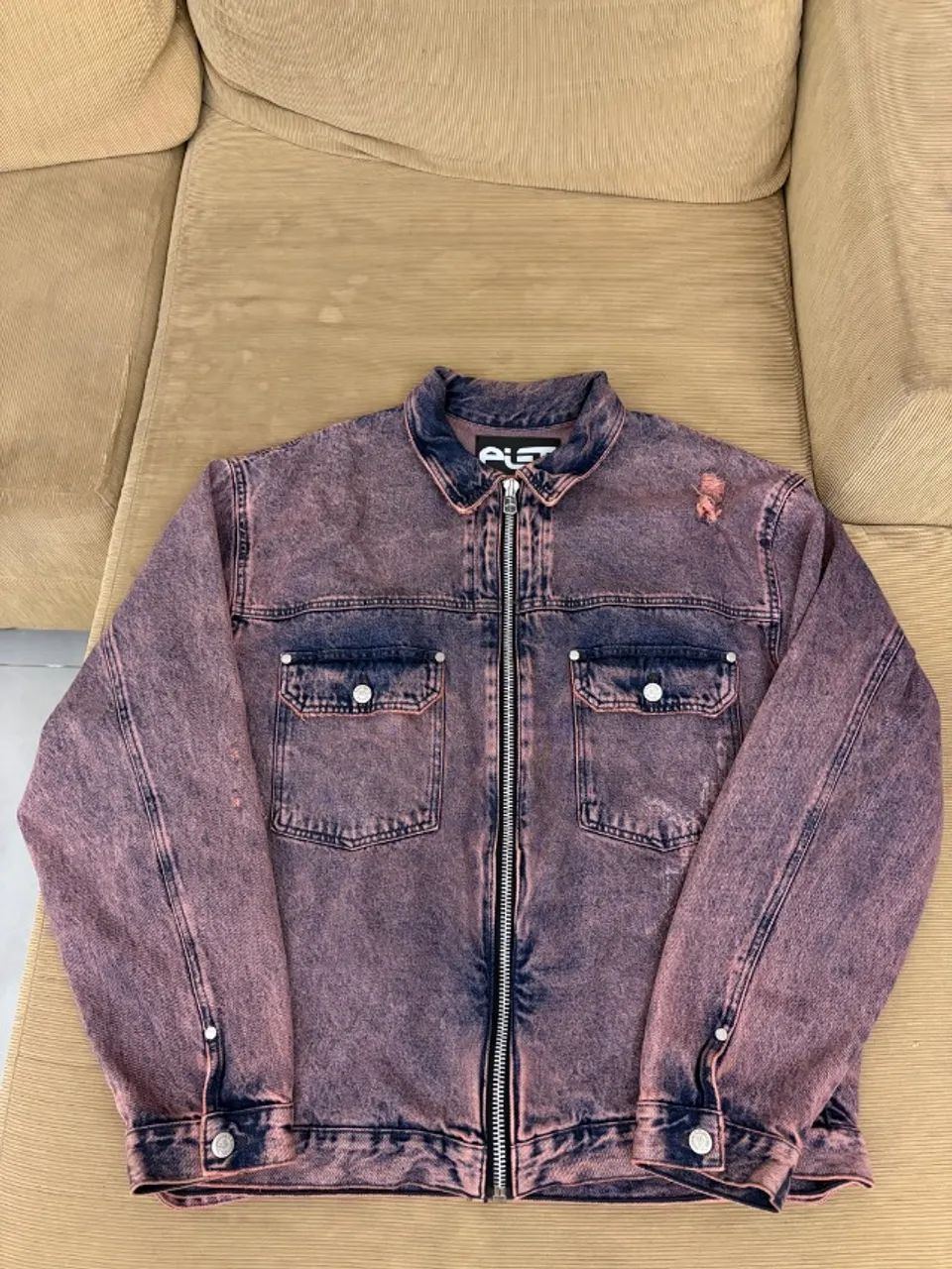 Oakley X Piet Jaqueta Distressed Denim Violet