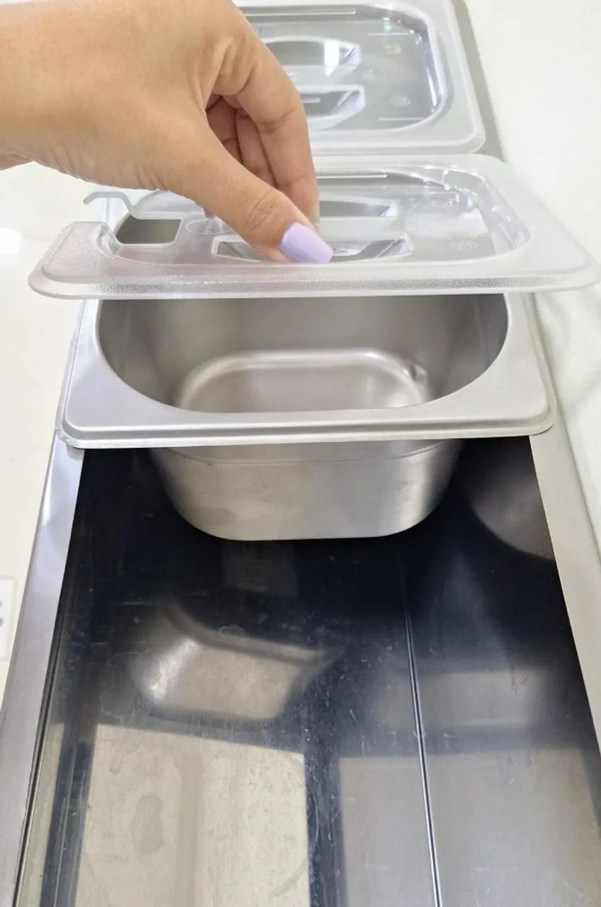 Condimentadora Refrigerada 6 Cubas em Inox - Foto 2