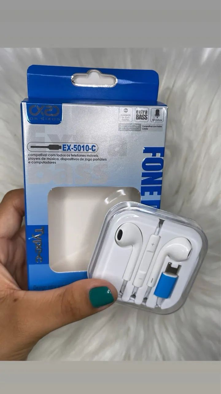 Fone 5010-C com fio - TipoC   - Foto 4