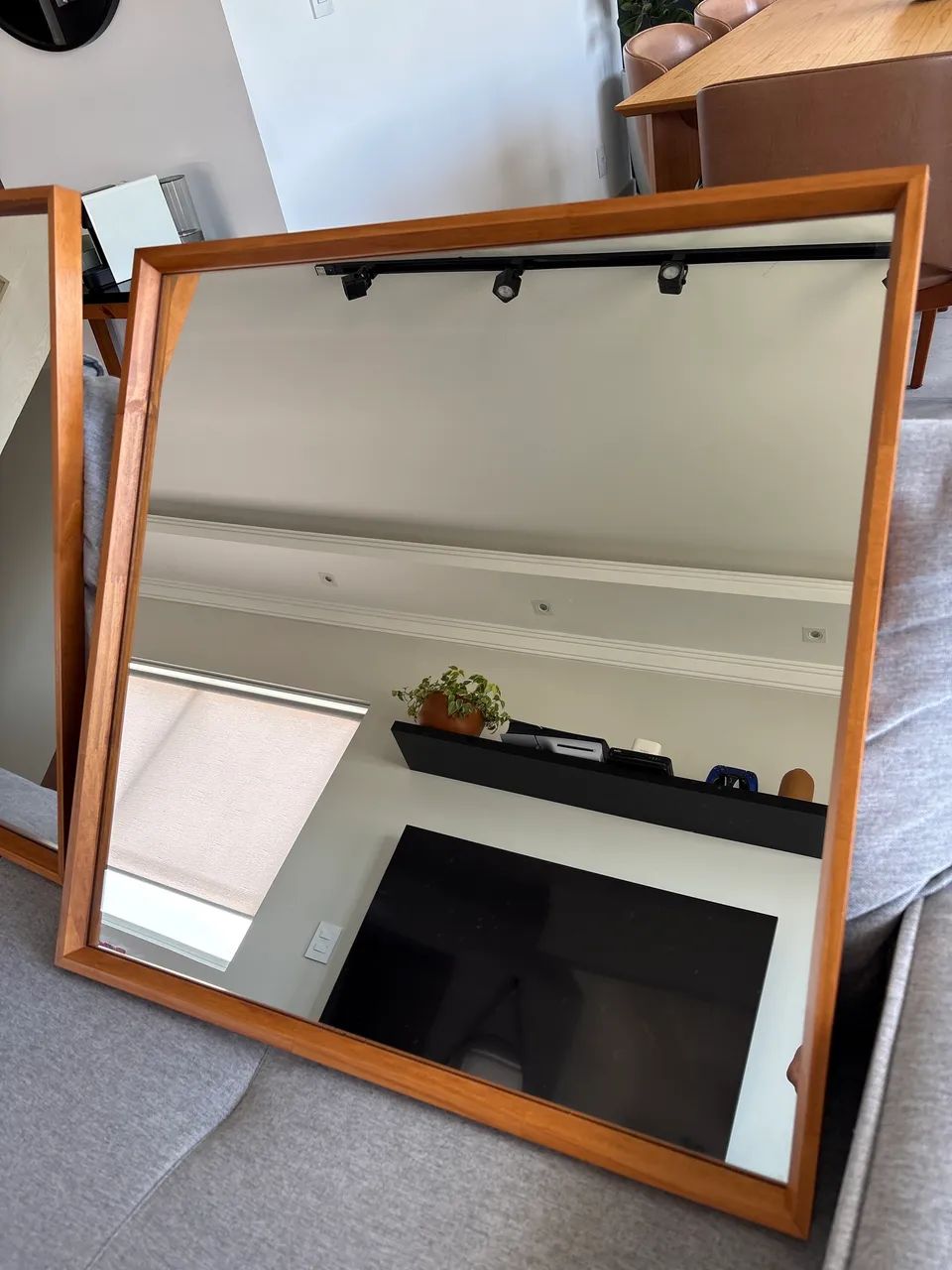 Vendo Espelho70x70 TOK&STOK - impecável - Foto 2